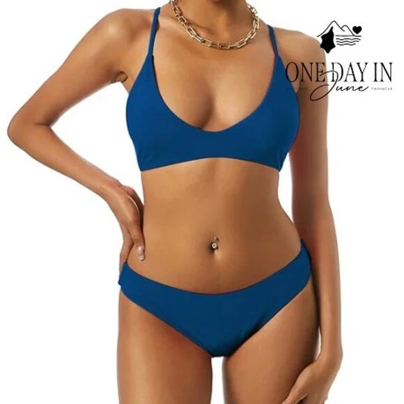 Zaful Moderate Bikini Swimsuit Size M - Picture 1 of 6